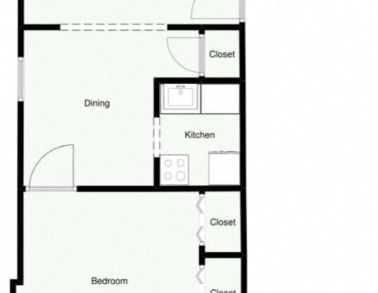 1 bed, 1 bath, 850 sqft, $1,260