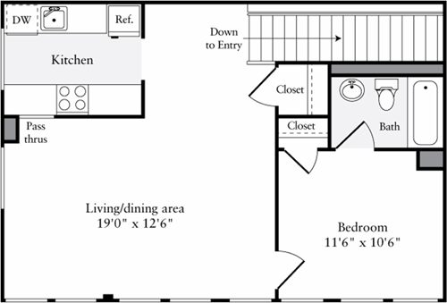 1 bed, 1 bath, 660 sqft, $3,763, Unit 2302