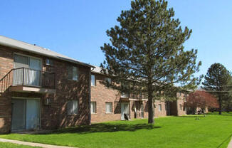 Courtyard at apartment community