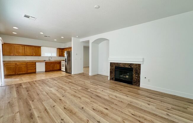 Newly renovated 4 bedroom 3 full bath home in Southwest Las Vegas! Newly renovated with water proof flooring and new backyard pavers! Home has a full bedroom and bathroom downstairs!