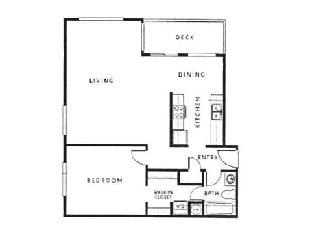 1 bed, 1 bath, 810 sqft, $2,495, Unit E201