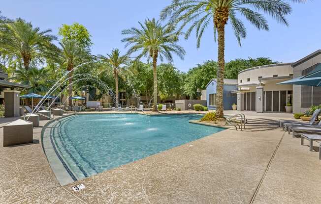 Pristine swimming pool at Sweetwater At Metro North, Phoenix, 85029