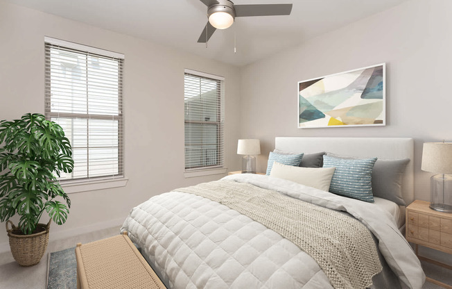 Carpeted Bedroom