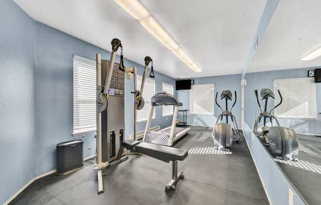 Fitness Area at Hampton Park Apartments, Tigard, OR