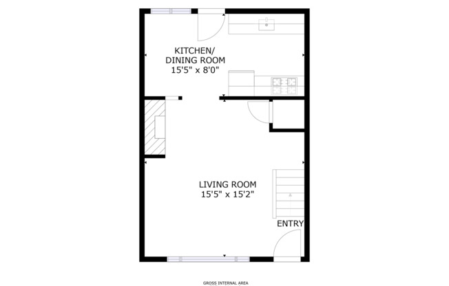 2 beds, 1 bath, 750 sqft, $2,450, Unit 620-6