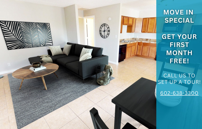 *MOVE IN SPECIAL* Downtown Phoenix Living at The Palms Downtown - Remodeled 2 Bed 1 Bath Apartment Close To Everything!