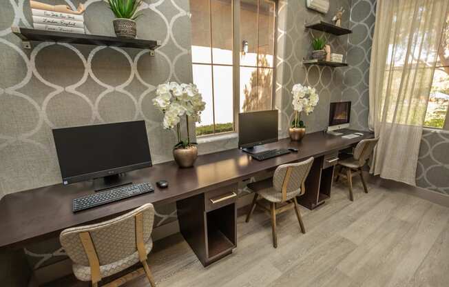 Business Center With Wifi at The Pavilions by Picerne, Las Vegas, Nevada