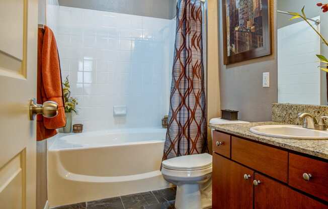 Bathroom at The Ranch at Pinnacle Point Apartments in Rogers, AR