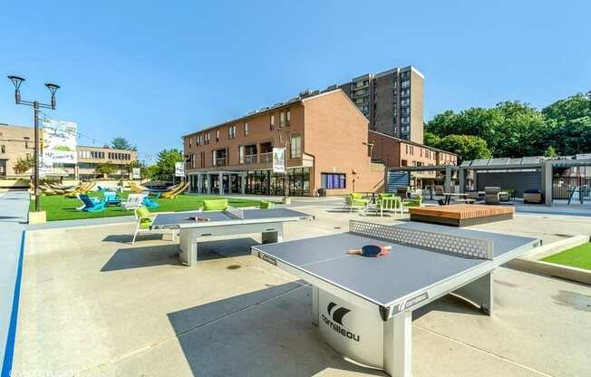 Ping Pong Tables at Trillium Apartments, Fairfax, Virginia