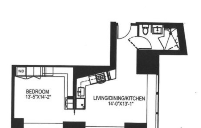 1 bed, 1 bath, 750 sqft, $5,200, Unit 24G