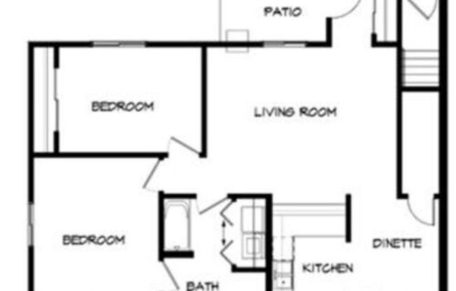 2 beds, 1 bath, 1,080 sqft, $1,675, Unit 809