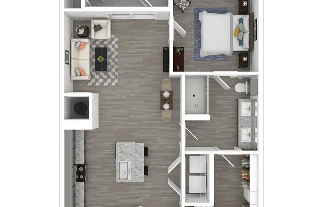 1 bed, 1 bath, 750 sqft, $1,274