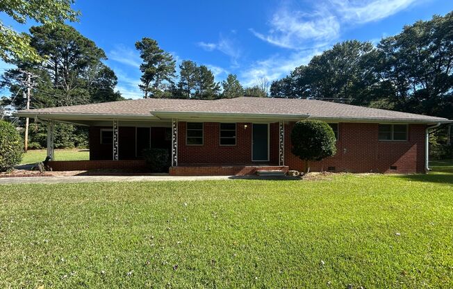 169 New Hope Rd - Available Now.  Tranquil and Peace.  Recently Renovated This 3 BDRM, 2 BA Home is Nestled on a Quiet Road in Fayetteville.  Approximately 2 Acres of Private Space.  Great Fayette County Schools! Call Us Today!