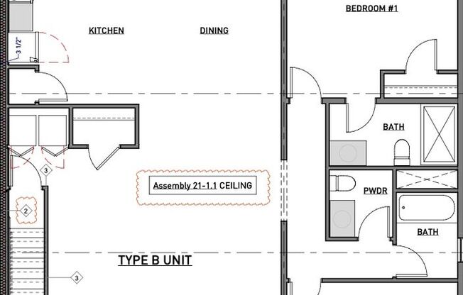 2 beds, 2 baths, 1,448 sqft, $2,400