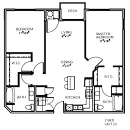 2 beds, 2 baths, 1,024 sqft, $2,470