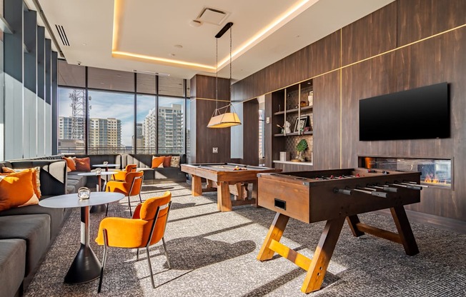 Community Game Room at 903 Peachtree Apartments in Atlanta, GA 30309