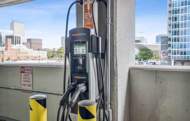 EV charging stations available for your convenience