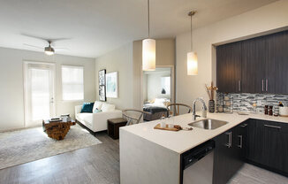 Open concept floor plans