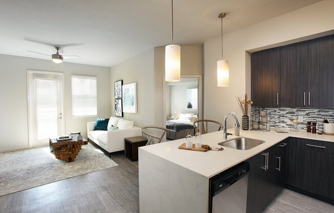 Open concept floor plans