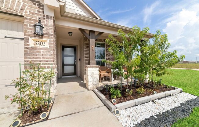 Love every moment spent in this incredible Lake Ridge Builders home in Morton Creek Ranch. Resting on a corner lot, this 3-sided brick home boasts a premium elevation, no back neighbors, wood-look tile flooring, a sprinkler system, faux wood blinds, and a