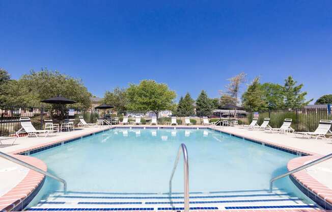 Swimming Pool with Seating at Ashmore Trace