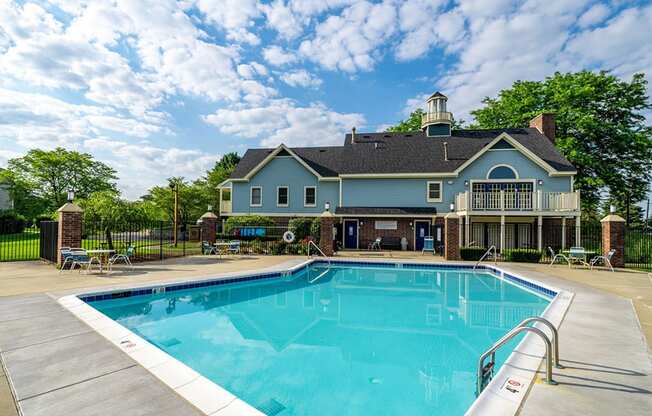 Invigorating Swimming Pool at Hurwich Farms Apartments, South Bend, Indiana