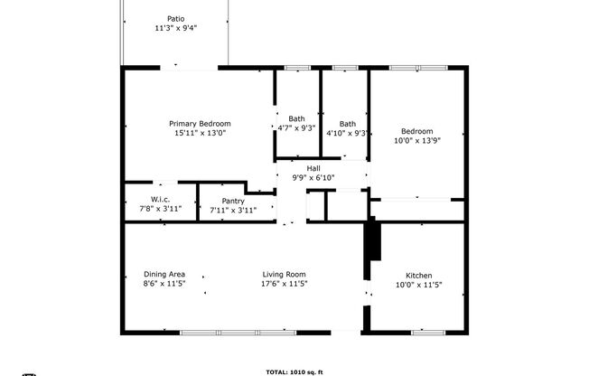 2 beds, 2 baths, $1,600, Unit # 4