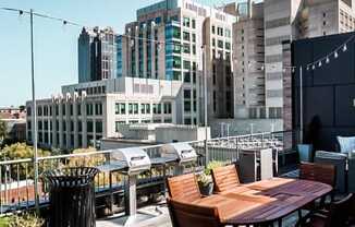 The L rooftop terrace