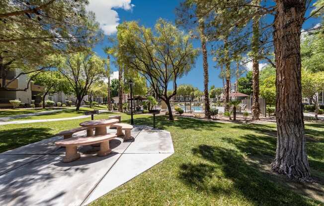 Parkside Villas Apartments | Apartments in Las Vegas | Bench