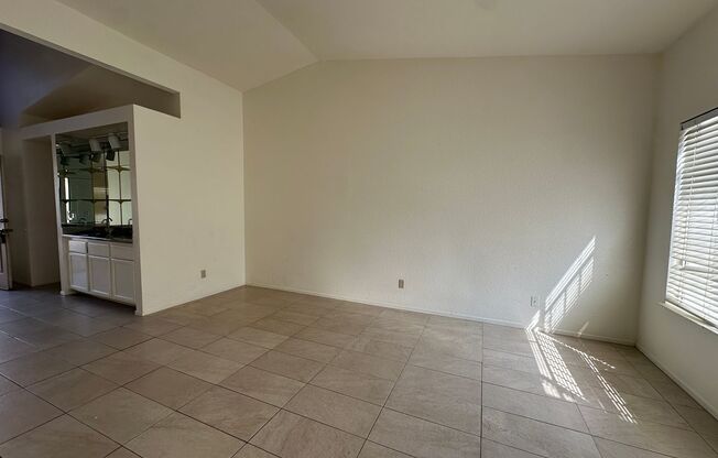 Great location. 3 bedroom single story Las Vegas home for rent.