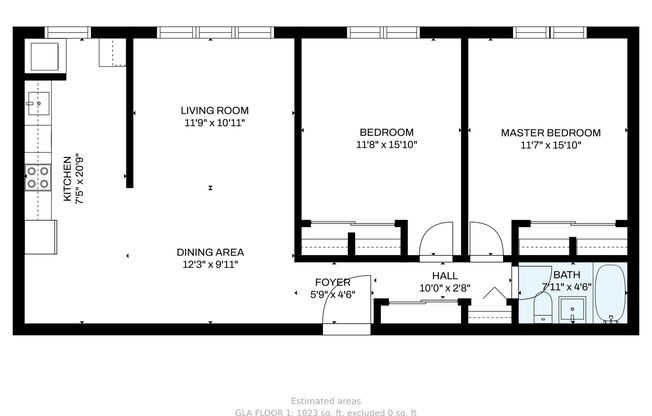 2 beds, 1 bath, 925 sqft, $2,195