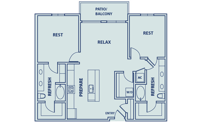 2 beds, 2 baths, 1,236 sqft, $2,695, Unit 467