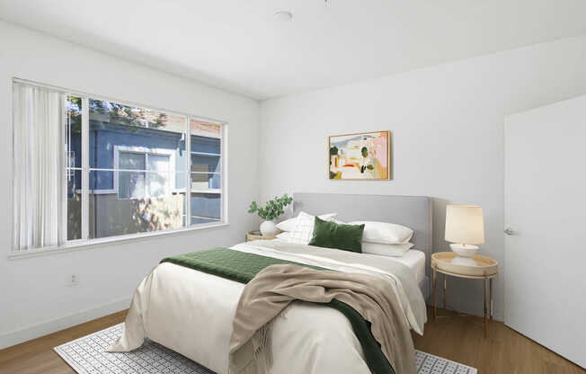 Bedroom with Hard Surface Flooring