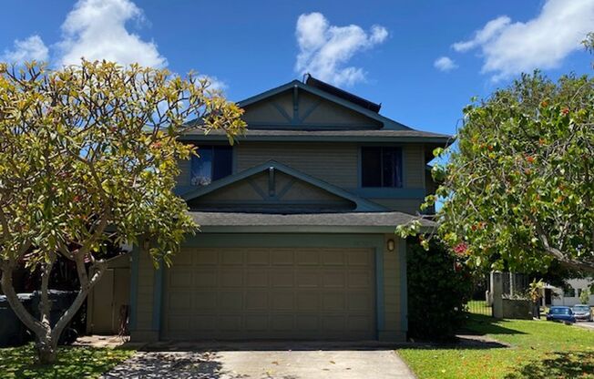 3 bed, 2.5 bath, 2 car garage-single family home in Royal Kunia!