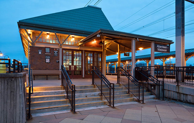Clubhouse Exterior at The Link at Aberdeen Station, Aberdeen, 07747
