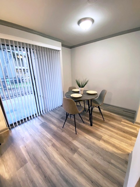 Upgraded Dining Area at Trailpoint at the Woodlands
