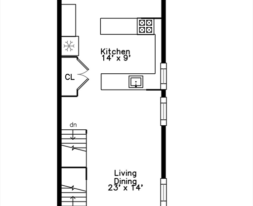 3 beds, 2 baths, 1,370 sqft, $5,500, Unit 3