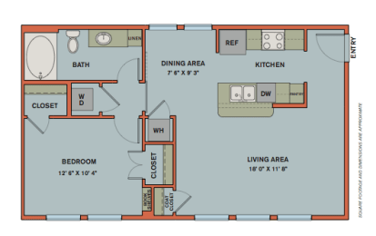 1 bed, 1 bath, 730 sqft, $2,135