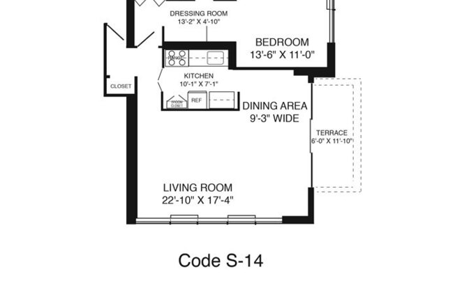 1 bed, 1 bath, 820 sqft, $1,757, Unit 0916