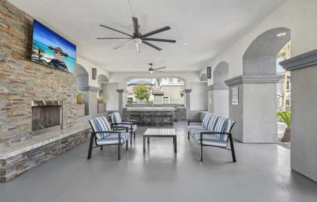 Barbecue pavilion at Verona Apartments