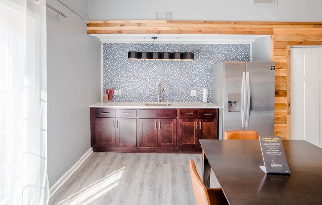 Kitchen at Barrington Estates Apartments, Indianapolis, Indiana