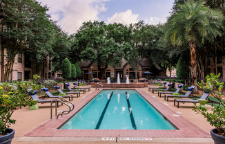 Swim Laps to the music of our outdoor fountains.