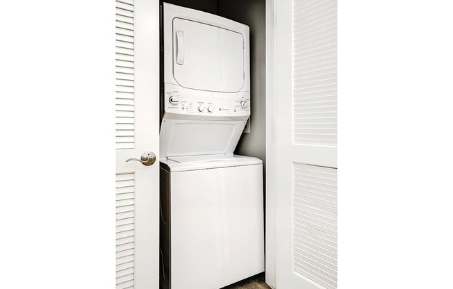 Stacked In-Unit Washer & Dryer at Tamarin Ridge in Lincoln, NE