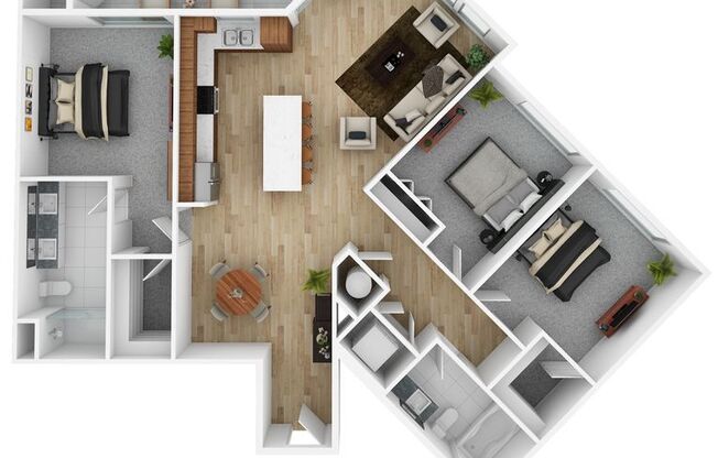 3 beds, 2 baths, 1,416 sqft, $2,722, Unit NEO1520#112