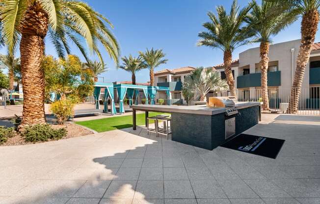 BBQ area at Sonoran Apartment Homes