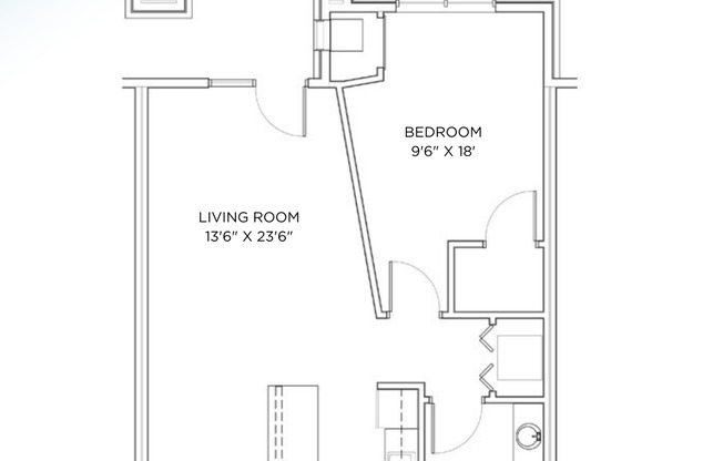 1 bed, 1 bath, 648 sqft, $1,640, Unit 5314-104