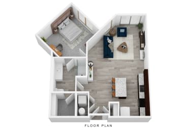 1 bed, 1 bath, 717 sqft, $1,600