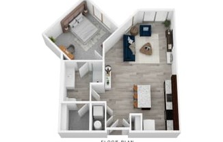 1 bed, 1 bath, 717 sqft, $1,600