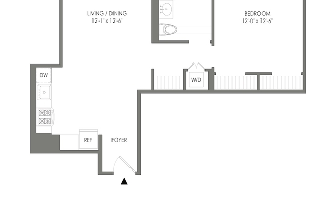 1 bed, 1 bath, $4,470, Unit PH06