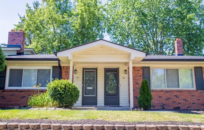 Beautiful Inner Garden, at Buckingham Monon Living, Indianapolis Indiana